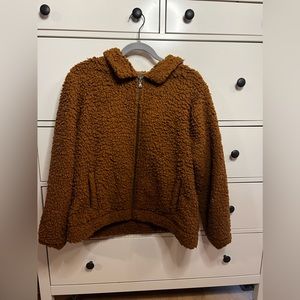 Brown Fuzzy Jacket